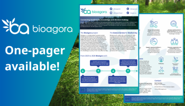 Cover image for article: BioAgora with a brand new one-pager!